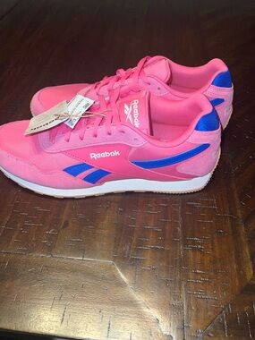 Reebok Women's Glide Low Running Training Pink and Blue Sneakers Size 9.5